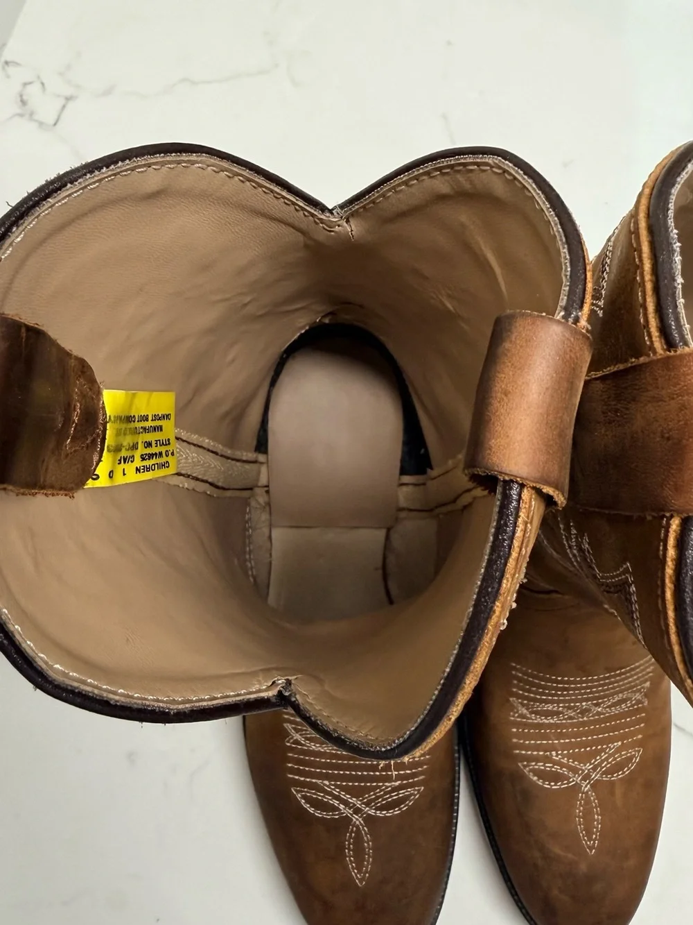 Classic Brown Western Cowboy Boots - Like New w/ Box